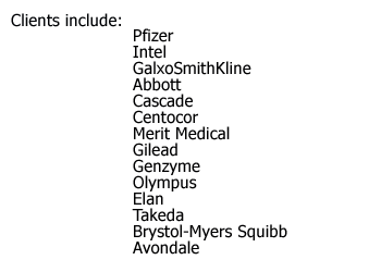 The I.P.R.S. pharmaceutical client list.